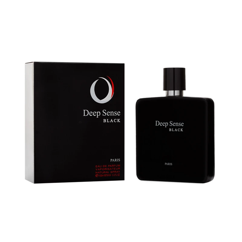 110675706 عطر ادو پرفیوم مردانه دیپ سنس بلک ELYSEES FASHION - تصویر 1
